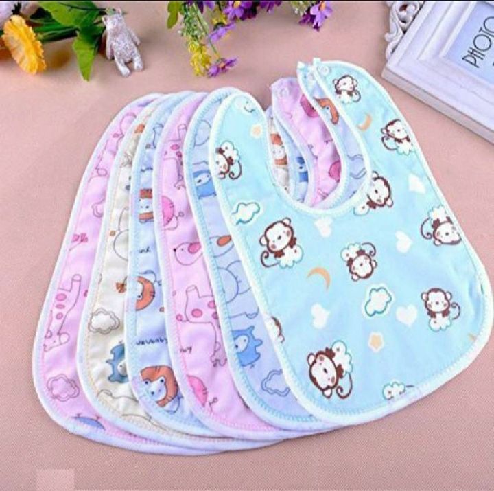 Baby%20Bib%20Fashionable%20Cotton%20Bibs%20For%20Baby%20-%201%20Pcs%20(Colour%20As%20Per%20Stock)%20-%20Image%204