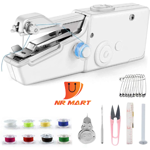 Mini Sewing Machines for Home Cordless Portable Handy Stitching Machine (Hand Machine for Stitching) - NR Mart-2024