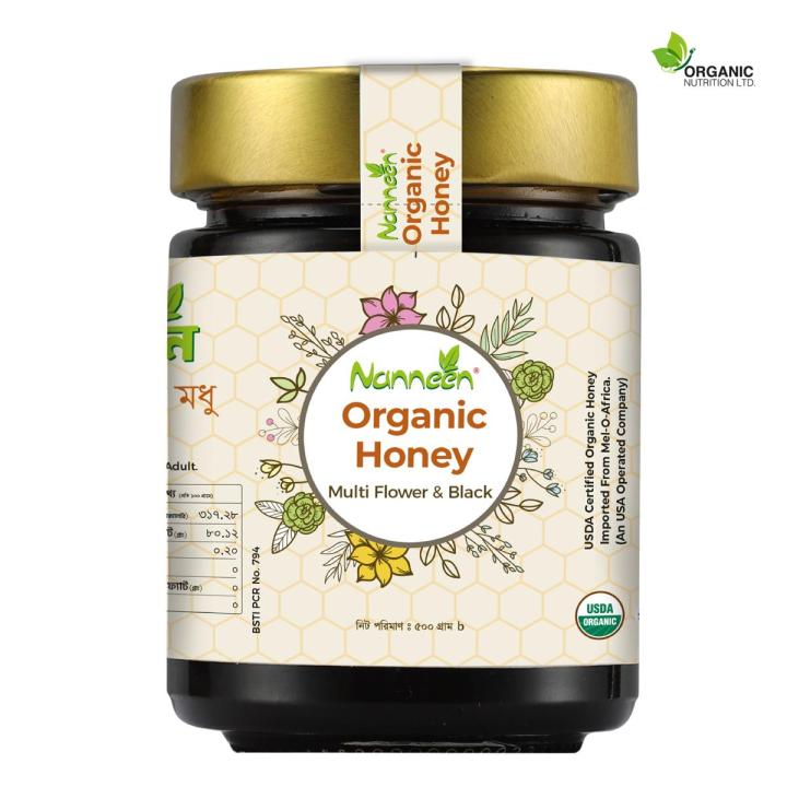 Nanneen Multi Flower Black Honey -500gm