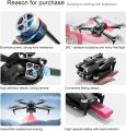 Drone 4K HD 3 Camera ESC Obstacle Avoidance Brushless Motor Foldable Drone - Black with Laser Sensor p. 