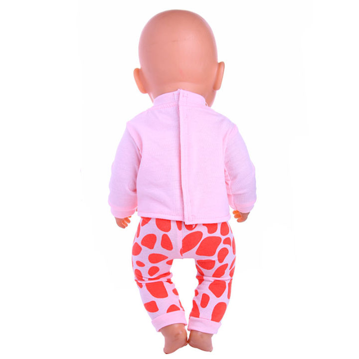 2%20Pcs/Set%20Animal%20Pajamas%20Suit%20For%2043%20Cm%20Born%20Baby%20Reborn%20Doll%20Clothes%20Accessories%2018%20Inch%20Doll%20Girls%20Toys%20Our%20Generation%20Nenuco%20-%20Image%202