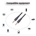 5PCS 3.5mm Car Jack Audio Cable for Smartphone 3.5 Male to Male Aux Cable for Computer Laptop Headphone 3.5mm Jack Cable. 