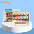 Magnetic Color Number Maze Wooden Color Matching Counting Puzzle Board Concentration Training Educational Toys. 