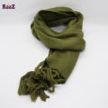 Green Winter Woolen Scarf, Soft Muffler Stylish Fashion Scarf For Men And Women.
