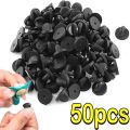 50/100pcs Black PVC Rubber Pin Back Butterfly Clutch Tie Tack Lapel Holder Clasp Pin Cap Keepers for Uniform Badges Replacements. 