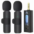 K35 Dual Wireless Microphone 3.5mm Supported for Camera, Sound card, Smartphone dual Mic, single receiver. 