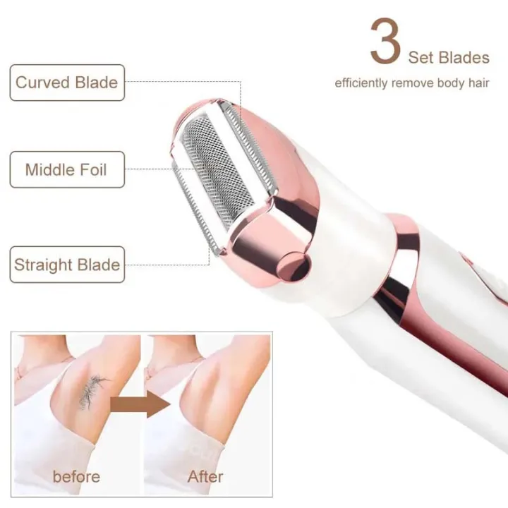 4-in-1%20Electric%20Razor%20for%20Women%20-%20Rechargeable%20Painless%20Body%20&%20Facial%20Hair%20Remover,%20Bikini%20Trimmer%20for%20Legs,%20Underarm%20&%20Face,%20Portable%20Women's%20Shaver%20Set%20with%20Smooth%20Glide%20Technology%20-%20Image%206