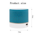 Mini Crackle Wireless Speaker Portable Car Audio LED Lighting Wireless Blue-tooth Subwoofer Speaker Mobile TF Card USB-Support.