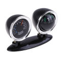 2 in 1 Guide Ball Car Compass Thermometer Car Ornaments Direction Dashboard Ball. 