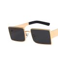 【linfang store】Rectangle Women Sun Glasses Men UV Retro Square Black Sunglasses Luxury Glasses Decoration Eyewear. 