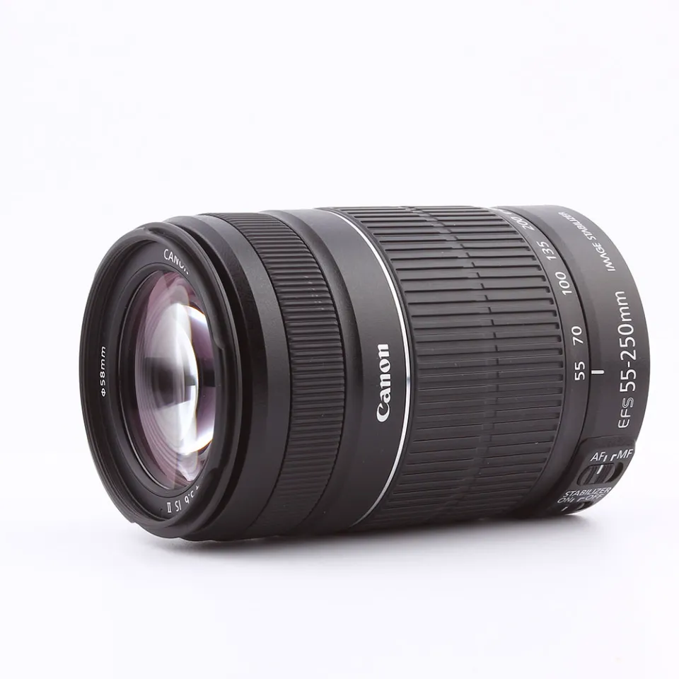 【断捨離中】Canon EF-S 55-250mm ズームレンズ 55-250mm EF-S IS ズームレンズ 断捨離 Telephoto ◇【CANON キヤノン