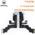 Front Camera For iPhone 6 6S 7 8 Plus X XR XS 12 11 Pro Max Proximity Sensor Small Camera Flex Cable Phone Repair Parts. 
