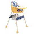 Baby Height Chair Baby Dining High Chair PU Cushion Slip Resistant Multifunctional for Home. 