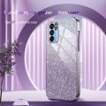 For OPPO Reno 6 4G Gradient Glitter Plating phone case Soft Silicone Flash Powder Protect Back Cover.