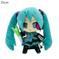 Original Hatsune Miku Doll Christmas Style Hatsune Cos Doll Japanese Anime Take Green Onion Bowknot Hatsune Girl Gift Plush Toy. 