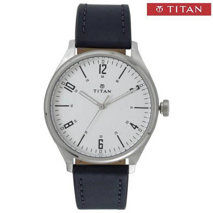 Titan White Dial Analog Watch For Men - 1802SL02 - Watch