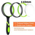 110mm Multiple Colors Handheld Plastic Magnifying Glass Reading Magnifying Glass. 