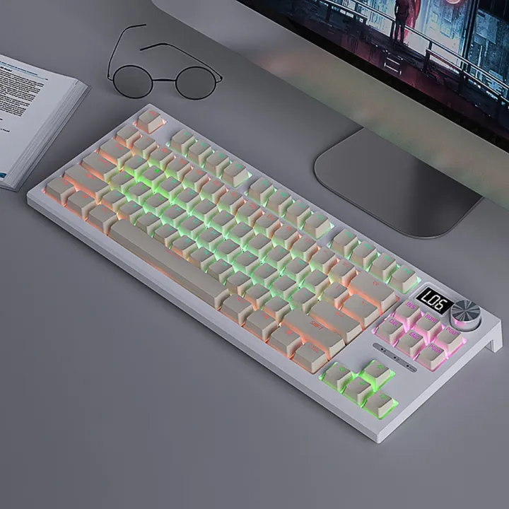 BOW%20Wireless%20Gaming%20Mechanical%20Keyboard%20Hot%20Swap%20RGB%20Bluetooth%20Keyboard%20Rechargeable%20Wired%20Keyboard%20With%20Multi-Function%20Knobs%20-%20Image%203