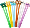 Cute Cartoon Gel Ink Pens Cartoon Unicorn/ Mermind/Panda/Fruits Pens 0.5 mm Best Retrun Gift for kids Birthday Surprise Assorted Styles Pens. 