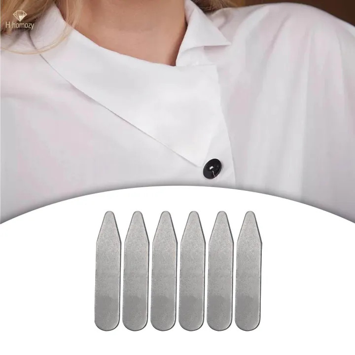 6Pcs%20Collar%20Stays%20Exquisite%20Wrinkle%20Metal%20for%20Uniform%20Engagement%20Daily%2050mmx10mmx0.8mm%20-%20Image%206