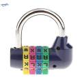 6PCS 4 Digit Dial Letter Combination Padlock Travel Luggage Suitcase Lock. 