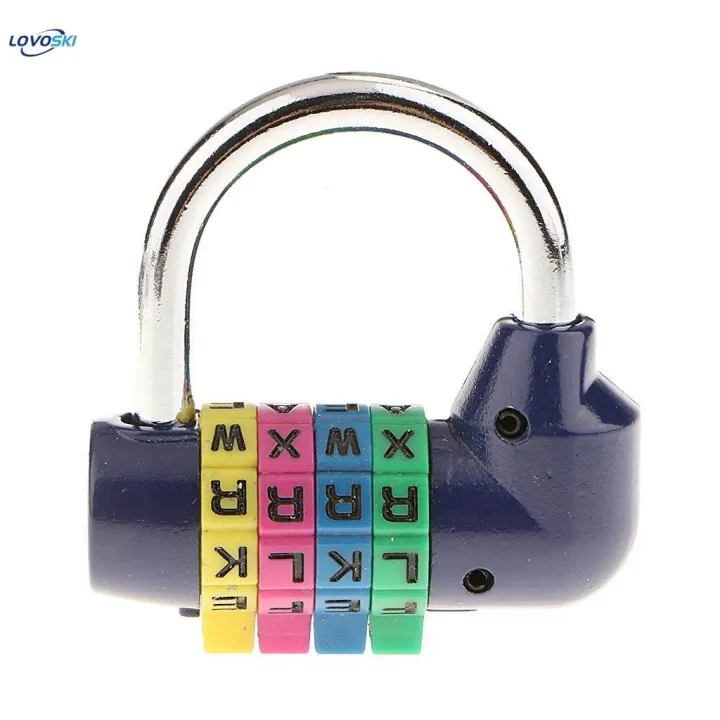 6PCS%204%20Digit%20Dial%20Letter%20Combination%20Padlock%20Travel%20Luggage%20Suitcase%20Lock%20-%20Image%204