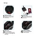 RF 350m Ultra Low Bass 10pcs Classical Silent Disco Wireless Headphones with 2 Transmitters- For DJ Music Pary Club Meeting.