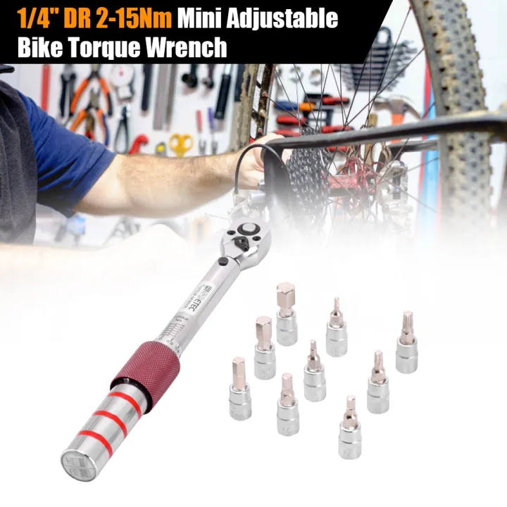 KOGEEK%201/4"%20DR%202-15Nm%20Mini%20Adjustable%20Bike%20Torque%20Wrench%20Set%20Bicycle%20Repair%20Tools%20Kit%20Ratchet%20Mechanical%20Torque%20Spanner%20Manual%20Wrenches%20-%20Image%206