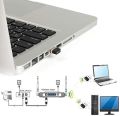 MINI USB WIRELESS WiFi NETWORK RECEIVER ADAPTER DONGLE DESKTOP PC - Black. 