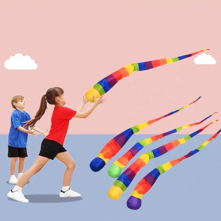 Preschool Children Hand Throwing Ball Sandbag Rainbow Ball Outdoor Toy Sports Sensory Training Game Soft Ball Educational Toys