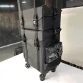 Makeup Trolley Case Multiuse Rolling Makeup Train Case for Tool. 
