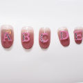 26 Letters In Wheels A-Z Nail Accessories Charms Gold/Pink/Black/Rose Metal Jewels Alphabet 3D Nail Art Decorations Supplies NEW. 