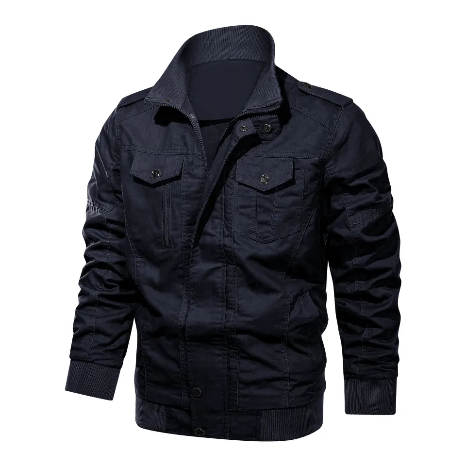 Military High Collar Jacket Supply Jacket Men's Cotton Military
