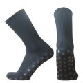 New Hexagonal Anti Slip Solid Color Football Socks Sports Grip Soccer Socks.
