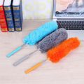 Adjustable Stretch Extend Microfiber Feather Duster Dusting Brush Stainless Steel Integrated Extension Rod Household Clean Tools 1Pcs. 