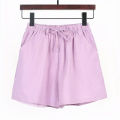 Women's relax wear Sports Shorts Solid High Waist Black Shorts Women Fashion Plus Size Casual Basic Short Pants.