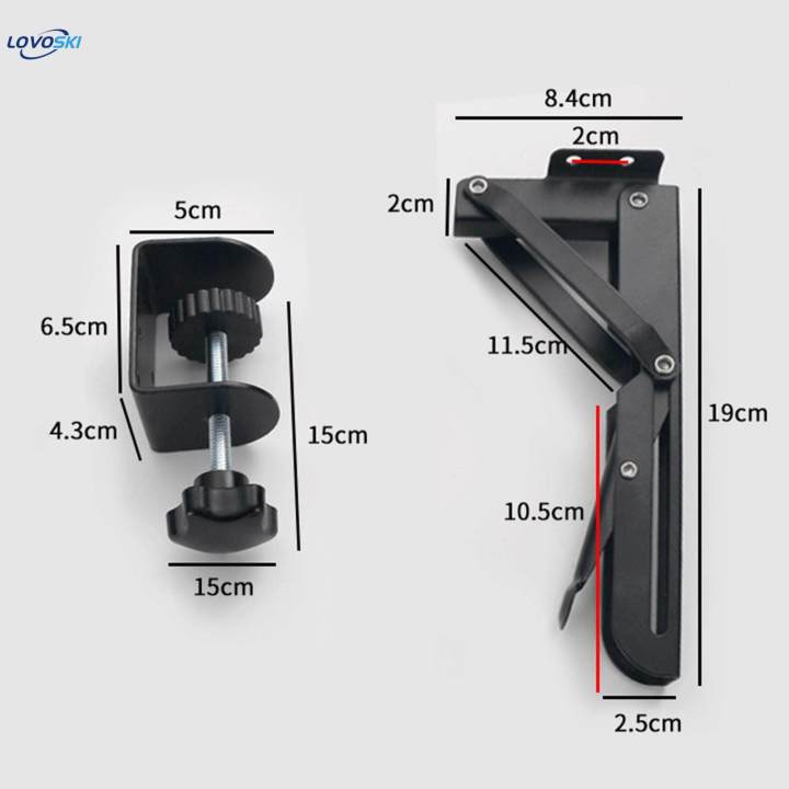 Folding%20Keyboard%20Drawer%20Tray%200.5-7.5cm%20Adjustable%20Height%20Easy%20Install%20Steady%20-%20Image%203
