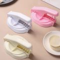 Dumpling Skin Household Press Machine Kitchen Manual Skin Press Mold Dumpling Making Tool Pastry Dough Cutter Beige.