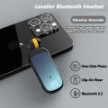 K65 Gradient Color Wireless Headphone Lavalier Business Call/Music 20H Vibration Reminder One-Click Photo Bluetooth 5.2 Headsets.
