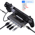 USB C Docking Station for Steam Deck Nintend Switch M.2 SSD HUB Type C to 4K@60Hz HDMI-compatible Gigabit Ethernet USB3.0 Hub. 