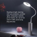 Voice Control USB Direct Plug Portable Lamp Led Desk Lamp Eye Protection Study Reading Night Light Table Dormitory Bedside Lamp-Jess Gadget. 