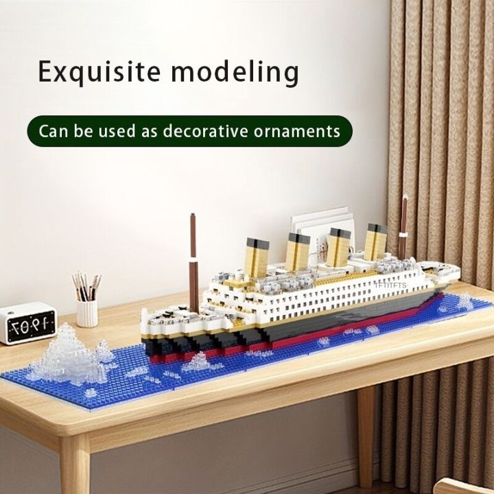 Titanic%20Boy%20High%20difficulty%20Giant%20Puzzle%20Assembly%20Microparticle%20Building%20Toy%20Cruise%20Model%20Ship%20Decoration%20Gift%20-%20Image%205