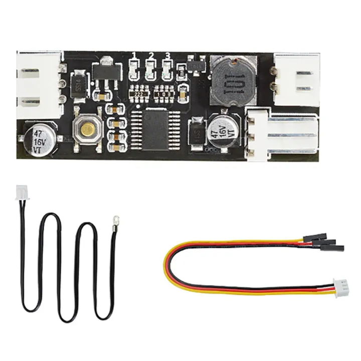 Temperature Controller Module Single 12V DC PWM 2-3 Wire Fan Temperature Control Governor Computer Fan