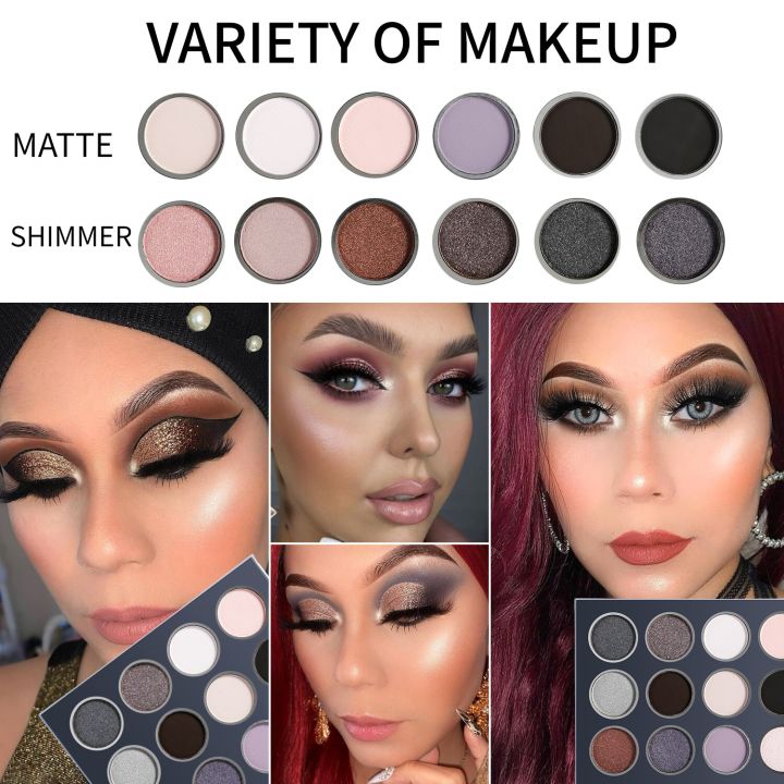 DE'LANCI%20Node%20Black%20Eyeshadow%20Palette%20Smokey%20Pigmented%20%E2%80%8BMatte%20Glitter%20for%20Eyes%20Pigment%20Make%20up%20Pallet%20Cute%20Small%20Long-Lasting%20-%20Image%203