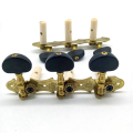3X Left Right Classical Guitar String Tuning Pegs Machine Heads Tuners Keys 3L3R Professional Guitar Accessories,Black. 
