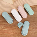 Kids Multifunctional Safety Locks Baby Anti-pinch Hand Cabinet Lock Double Lock Invisible Button Cabinet Door Lock Baby Protective Refrigerator Drawer.