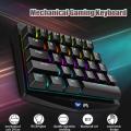 Popular 28 Keys One Handed Mechanical Wireless Gaming Keyboard RGB Backlit Gaming Keypad.