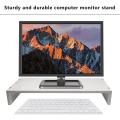 Monitor Riser With Sturdy- Stable Wooden 19.6-Inch Platform Mouse Keyboard Storage Computer Riser Easy Install Laptop Stand Riser. 