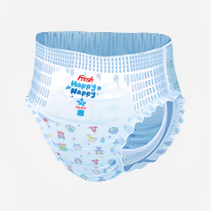 Fresh%20Happy%20Nappy%20Pant%20Disposable%20Diapers%20L%20Size%20(9-14kg):%2034pcs%20-%20Image%202