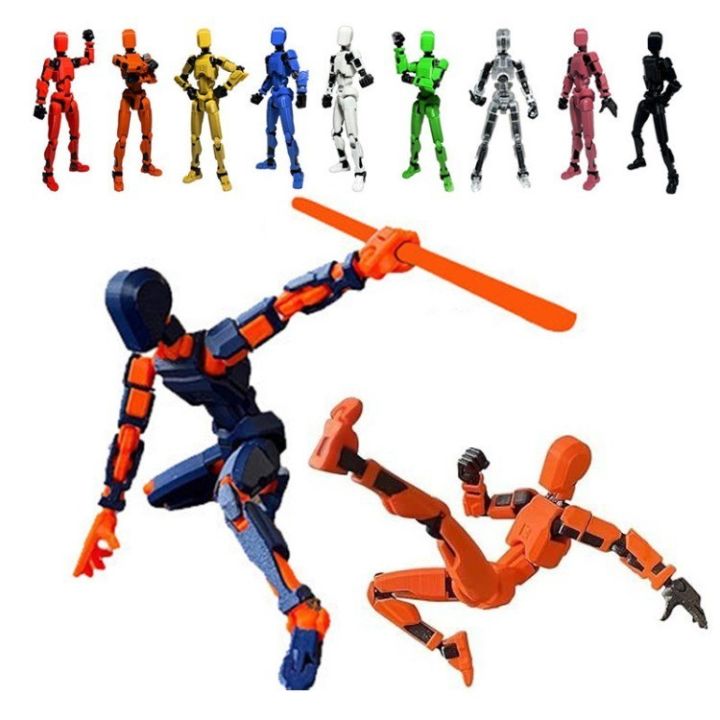 【Bestseller】 Multi-Jointed Movable Shapeshift Robot 3D Printed Mannequin 13 Action Figures Toys